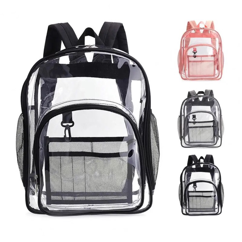 Newest Transparent Backpack Mica PVC Concert Backpack KPOP Clear ...