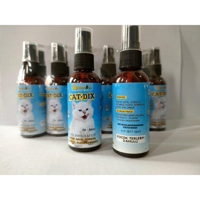 Spray Scabies Cat Cat CATDIX SPRAY 60ml Shopee Malaysia