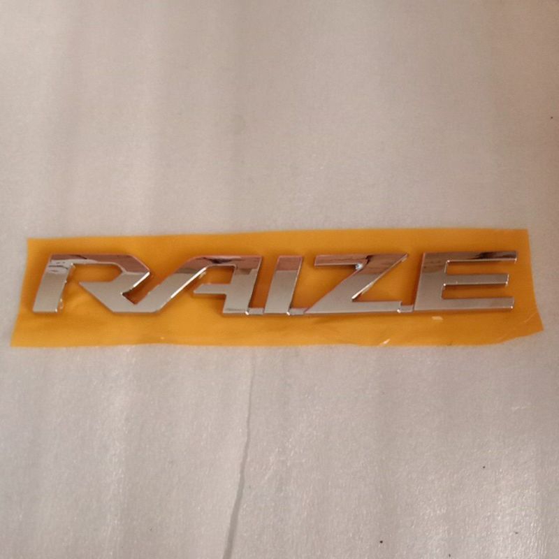 Original toyota raize brand writing logo emblem | Shopee Malaysia