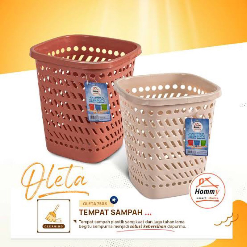 Square Box Trash Can/Oleta Trash Can | Shopee Malaysia