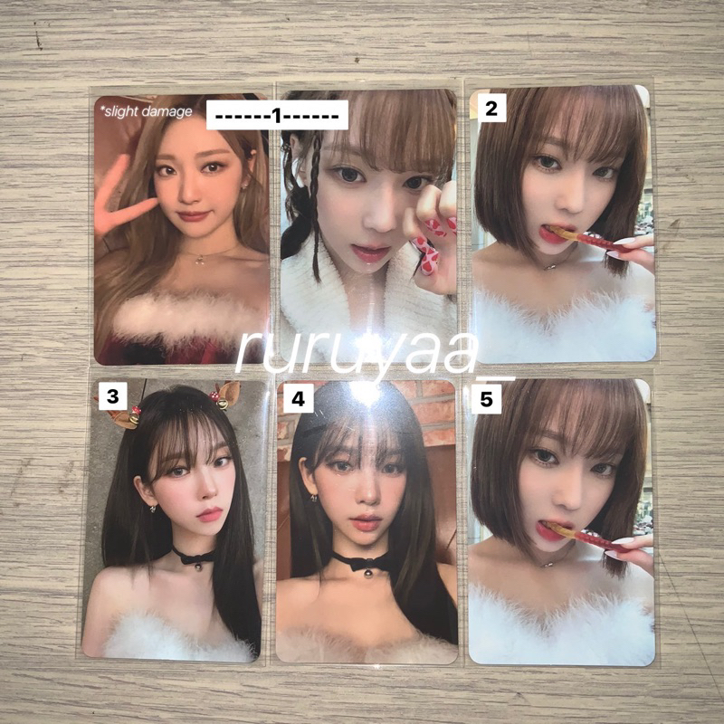 Original KISS Trading Cards Aespa Girls Official MD Photo Card