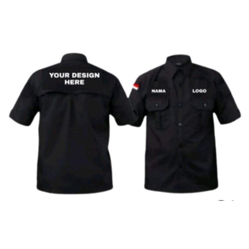 KEMEJA Pdl CUSTOM Shirt Unit // Field Short PDH // CUSTOM Embroidery ...