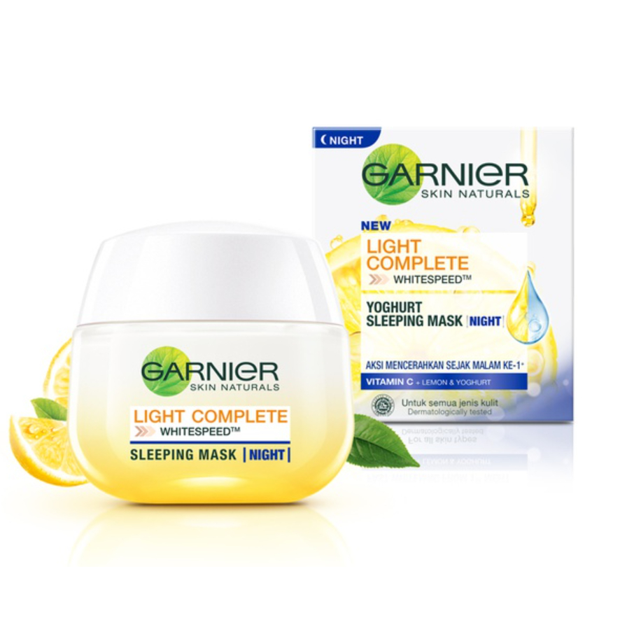 Garnier Bright Complete White Speed Sleeping Mask Night Cream 50ml