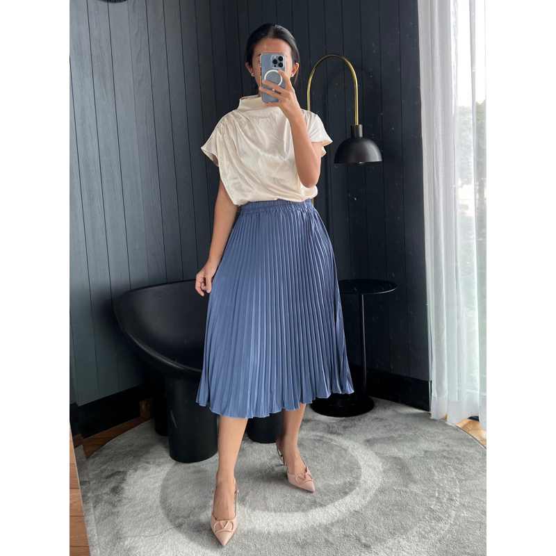 Midi Pleated Skirt/7/8 Responsibility Pleated Skirt/premium Pleated