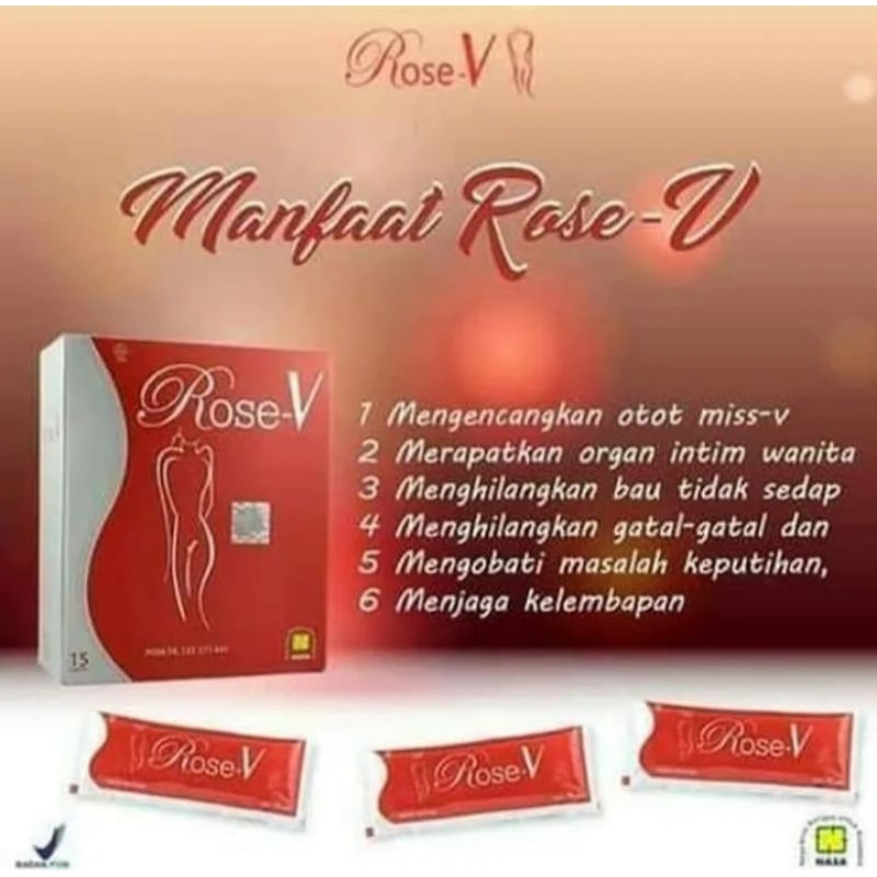 1sachet ROSE V NASA 10G Drink Vaginal Discharge Powder, Maintain ph