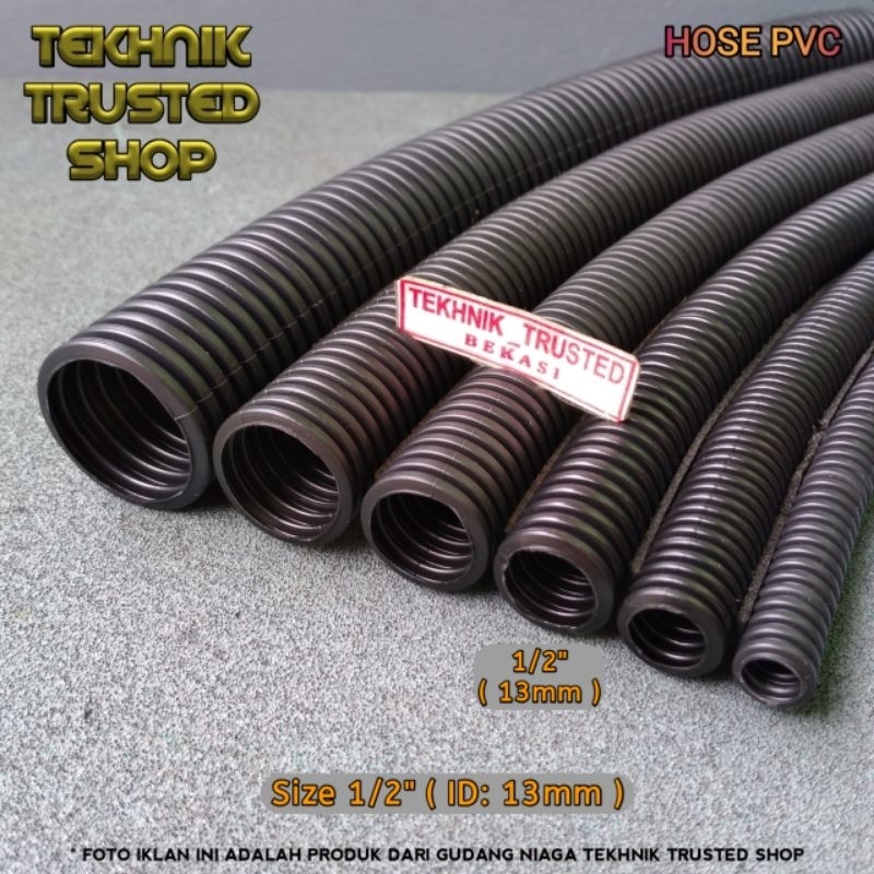 Pvc conduit Hose ID 13mm Size 1/2" Ac Power Cable Line Etc Shopee