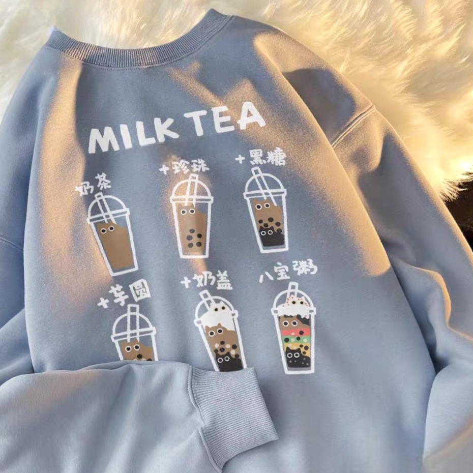 Milk best sale tea hoodie