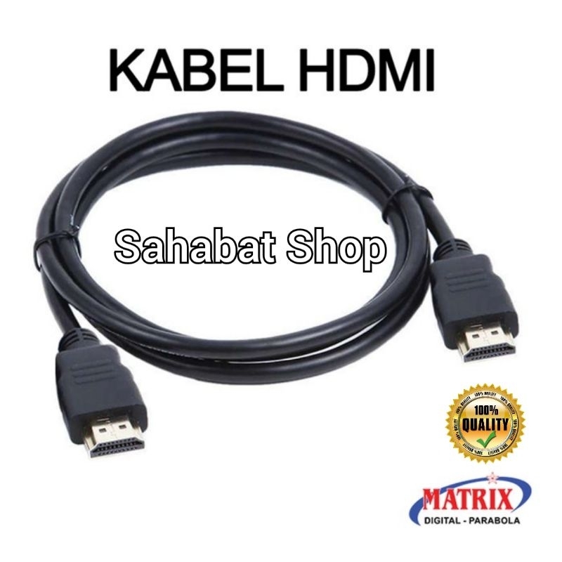 Hdmi Cable FULL HD 1080 HDMI Cable TV COMPUTER LAPTOP HDMI MALE TO MALE Shopee Malaysia