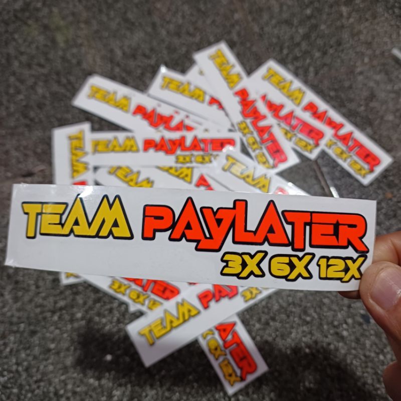Sticker Team Sticker Sticker | Shopee Malaysia