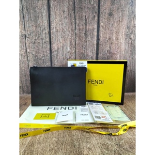 Fendi Men Pouch Clutch, Luxury, Bags & Wallets on Carousell