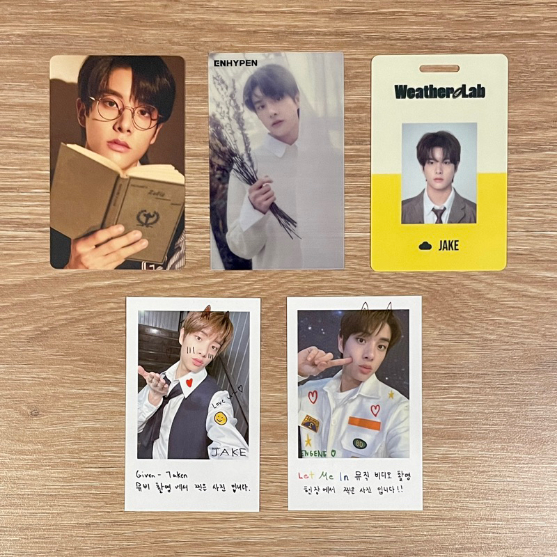 JAKE ENHYPEN SIM JAEYUN PHOTOCARD PC ALBUM MERCH KOREA JAPAN GGU GGU ...