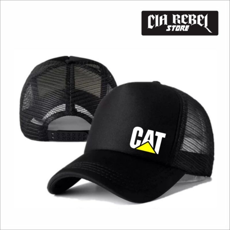 Caterpillar Cat Trucker Net Hat | Shopee Malaysia