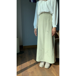 Linen skirt cheap korean