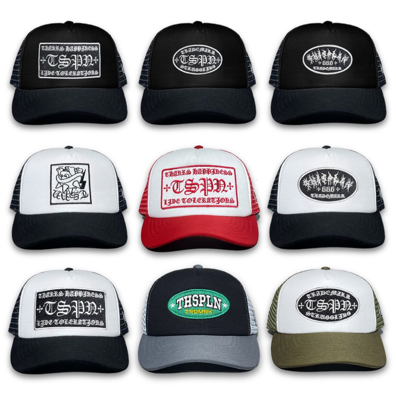DISTRO MEN'S NET HAT THISPLAN TRUCKER HAT | Shopee Malaysia