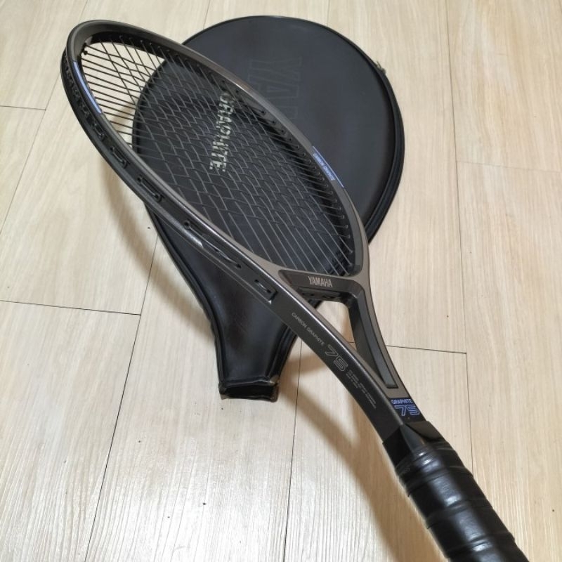 Original YAMAHA CARBON GRAPHITE 75 Tennis Racket Used Smooth Shopee
