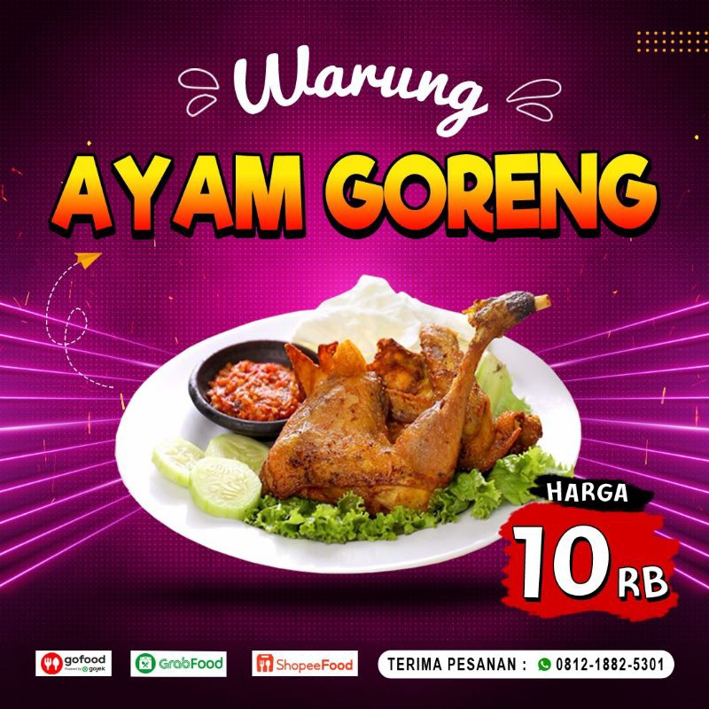 Fried Chicken Duck Stall Banner FREE CUSTOM DESIGN | Shopee Malaysia