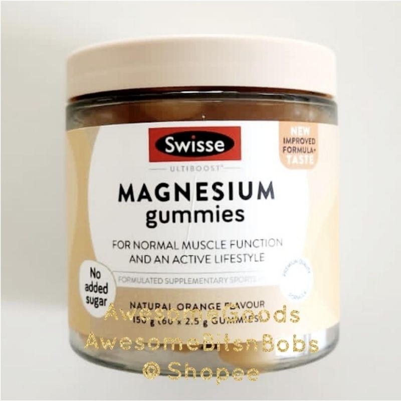Swisse Australia Ultiboost Magnesium 60 Gummies Shopee Malaysia