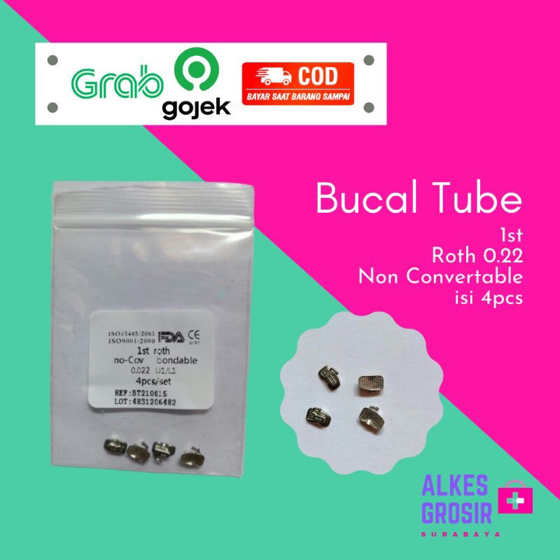 Bucal Tube Roth 0221st First Molar Non Convertible Locking Bracket