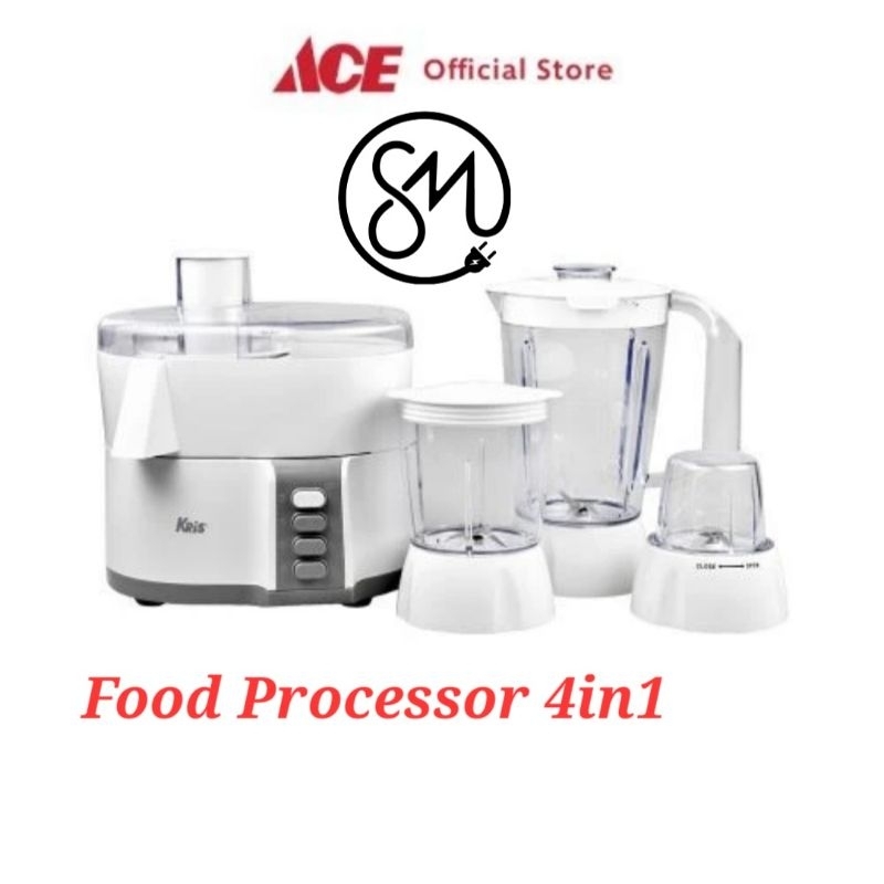 Blender Kris Food Processor 4in1 Multipurpose Food Processor Shopee