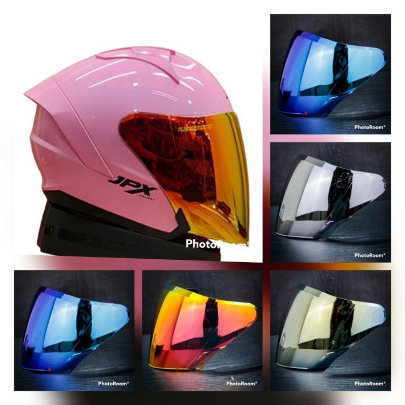 Jpx NOVA X Helmet VISORKyt NFJ RIDIUM Shopee Malaysia