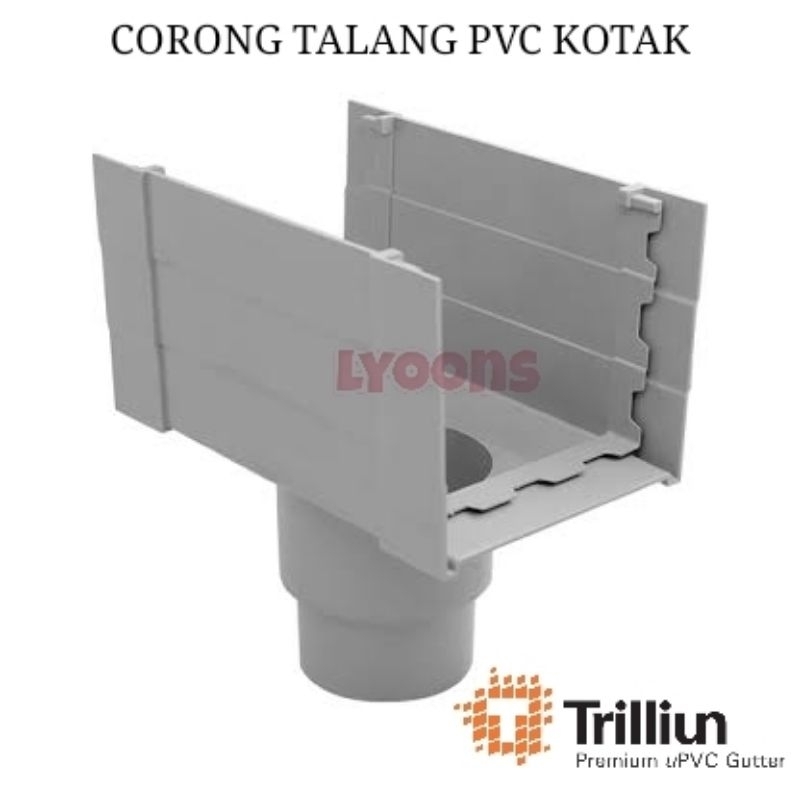 TRILLION pvc water gutter funnel / water drain funnel / shutter ...