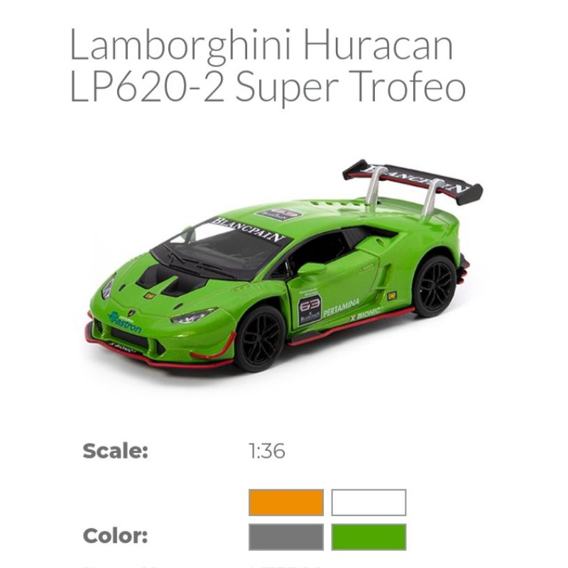 Lamborghini huracan hot sale kinsmart