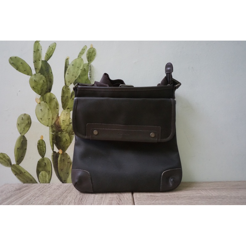 (PRELOVED) Sling Bag Viamonoh Dark Chocolate Shopee Malaysia