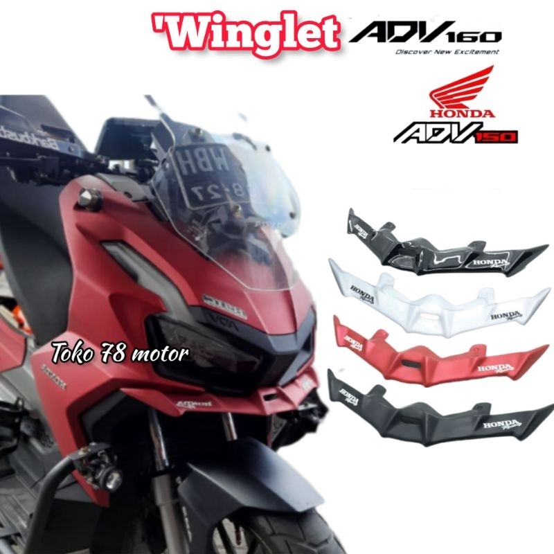 Front Winglet Honda Adv Adv Shopee Malaysia