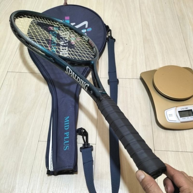 Original SPALDING SELECT PLUS Tennis Racket Used Smooth Shopee Malaysia