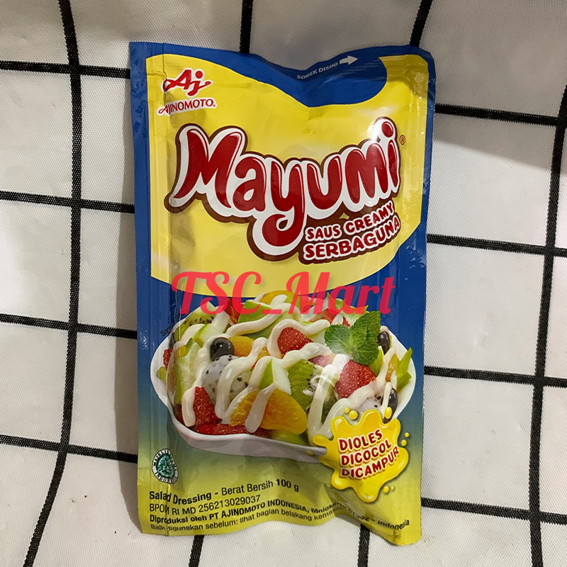 Mayumi Mayonnaise original 100gr/Mayumi/sauce/tube/Mayo/spicy/packaging