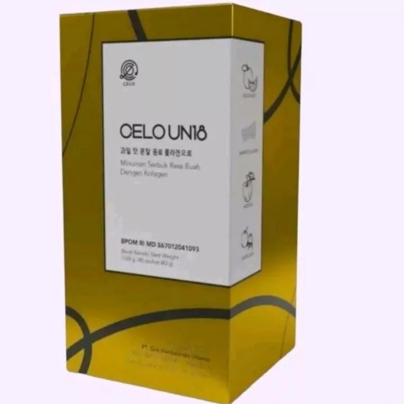 Celo UN18 GOLD PREMIUM COLLAGEN/Fruit Flavor Powder Drink With COLLAGEN ...