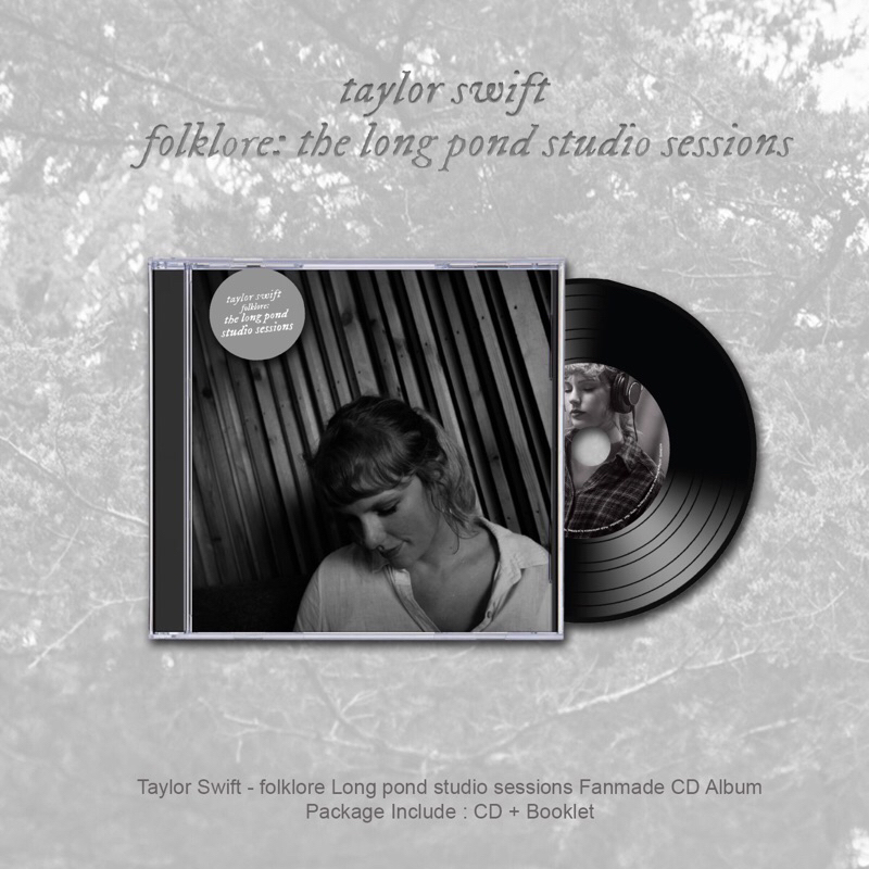 Taylor SWIFT FOLKLORE LONG POND STUDIO SESSIONS ALBUM CD (UNOFFICIAL RELEASE), TAYLOR SWIFT CD