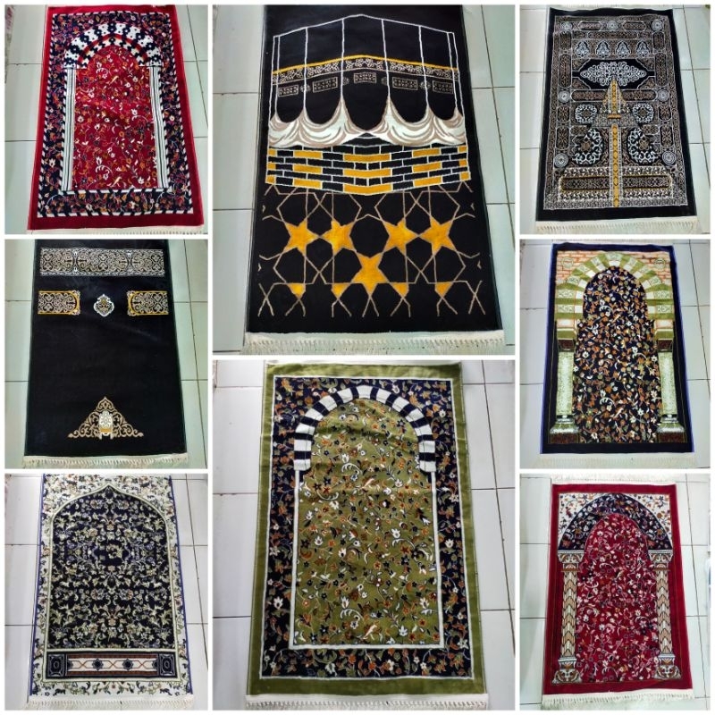 Thick Luxury Turkish Carpet Prayer Mat Shopee Malaysia