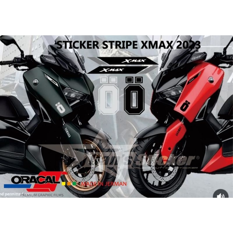 2023 YAMAHA XMAX stripe sticker | Shopee Malaysia