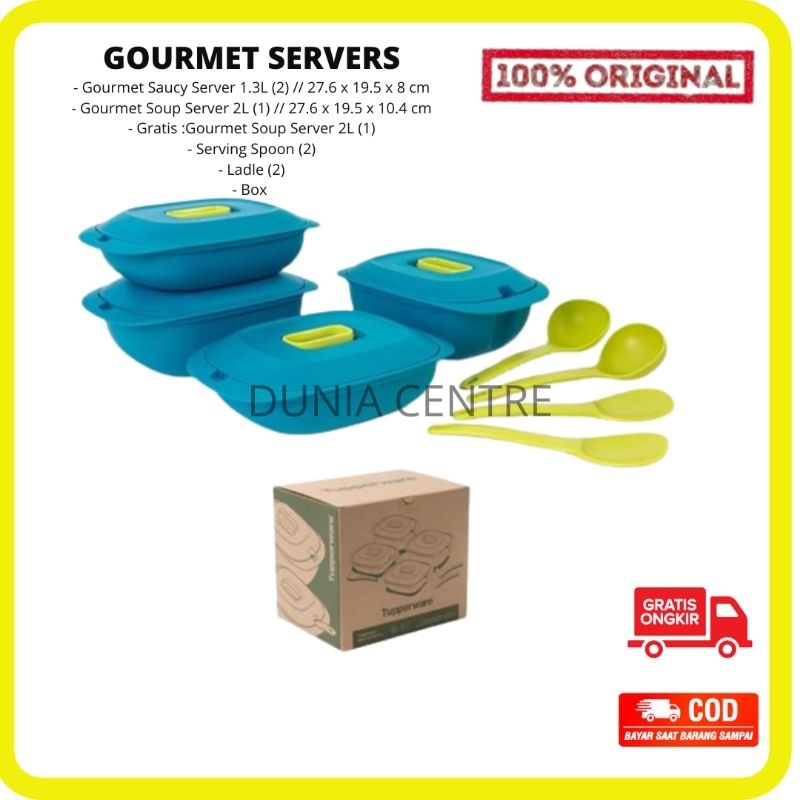 Tupperware Serving Container GOURMET SERVER SET ORIGINAL Shopee Malaysia