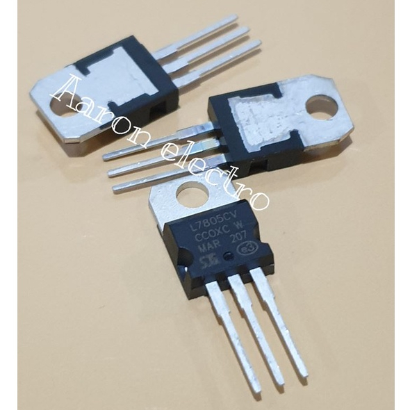 St IC Regulator 7805 L7805 L7805CV LM7805 ST, Transistor L7805 by ST ...