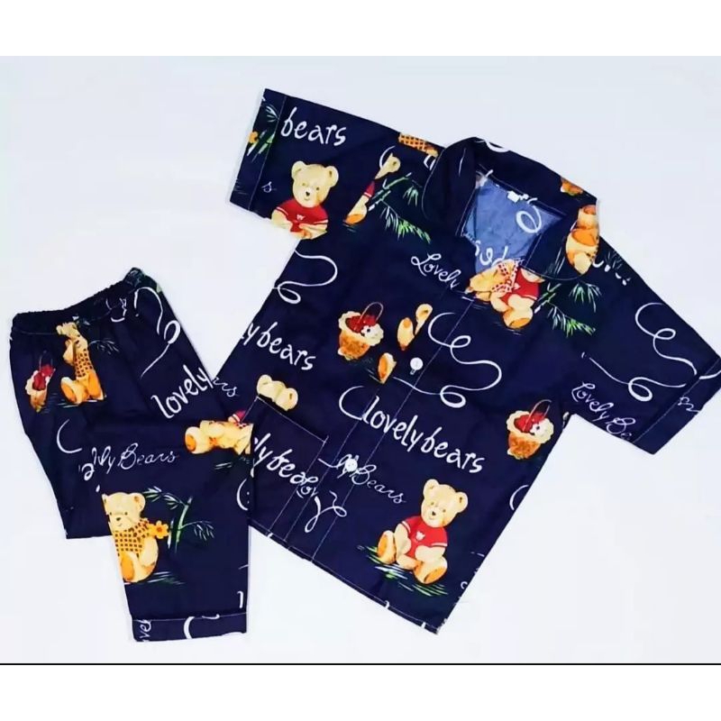 Teddy BEAR LOVELY Children's Pajamas/Children's Pajamas/Children's ...