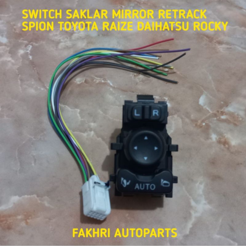 Tombol Toyota Raize Daihatsu Rocky Mirror Retrack Button Switch