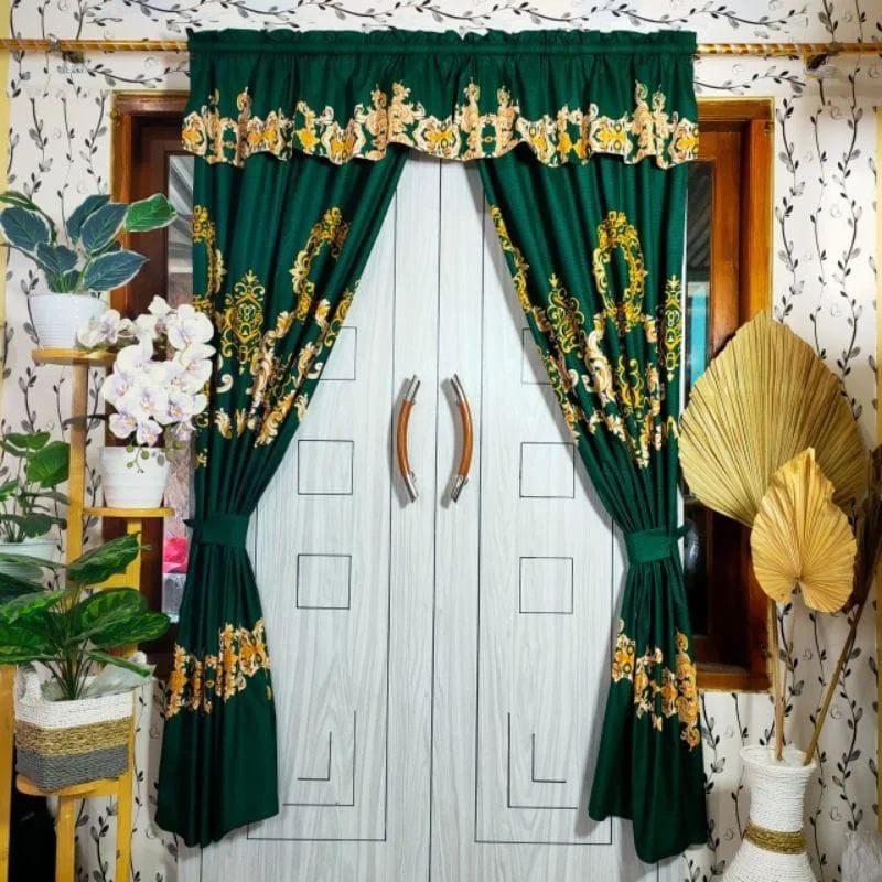 WHOLESALE!!! /PONI DRAWSTRING DOOR WINDOW CURTAINS | Shopee Malaysia