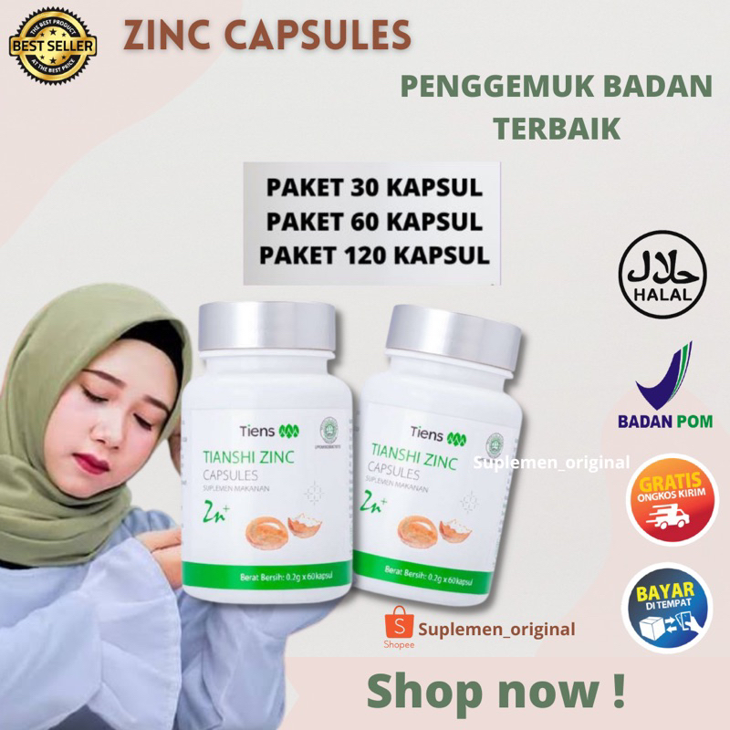 Best Body Fattening TIENS ORI | Zinc CAPSULES ORIGINAL | Shopee Malaysia