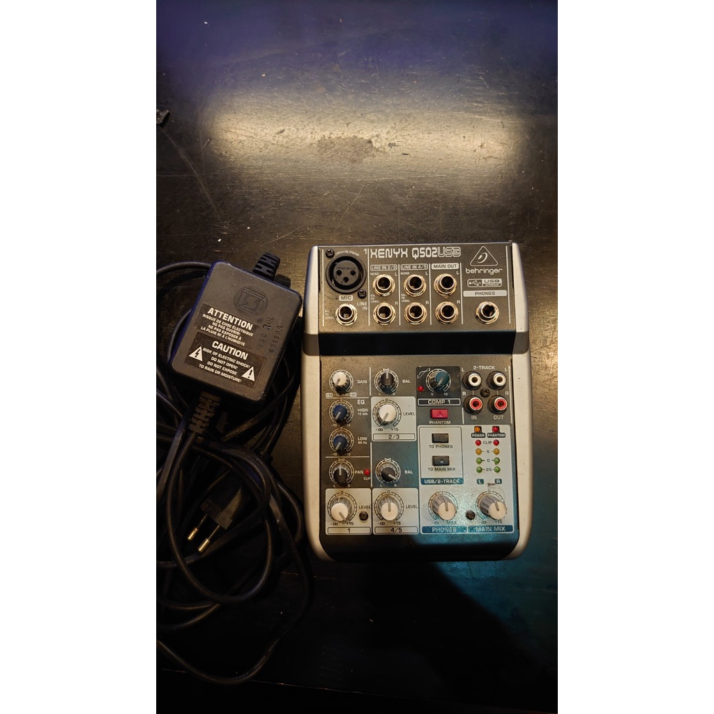 HIJAU Behringer Xenyx Q502USB Mixer Music Sound Preloved Sold In The
