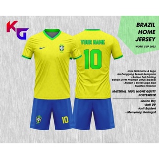 Create custom Brazil jersey 2002/04 with your name