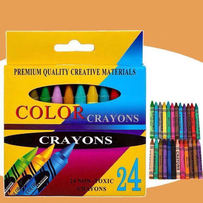 Crayons SET 24color/ Crayon Contents 24pcs/ART SET/Pencil Crayon SET