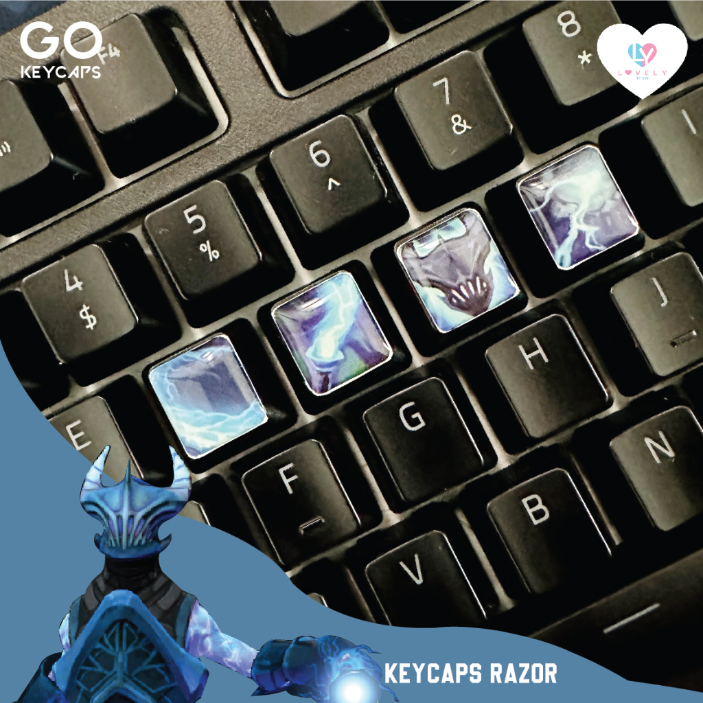 Keycaps PBT Dota2 Razor Ability | Go KEYCAPS | Shopee Malaysia