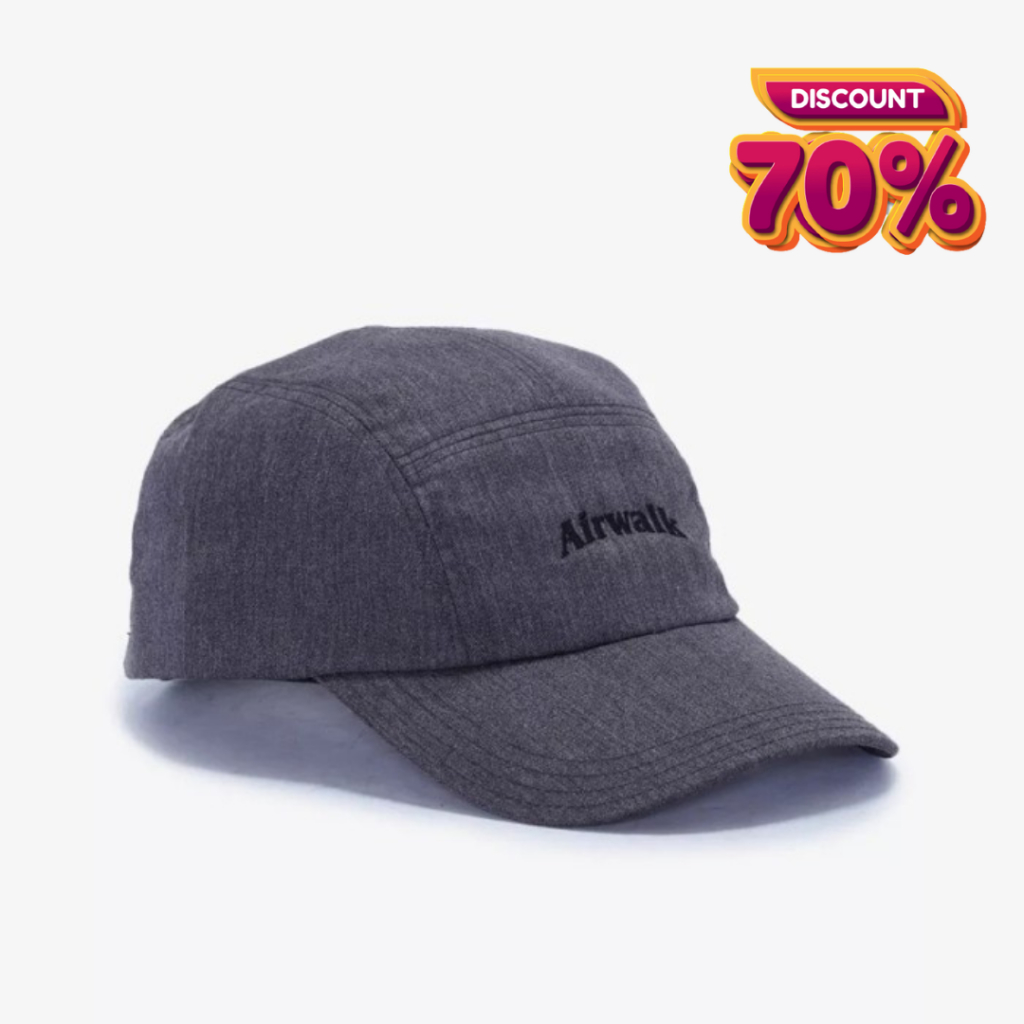 AIRWALK 100 Original Gray Bb 5 Panel Caps Shopee Malaysia