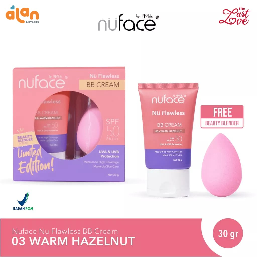 Nuface Nu Flawless BB Cream 30g Warm Hazelnut | Shopee Malaysia