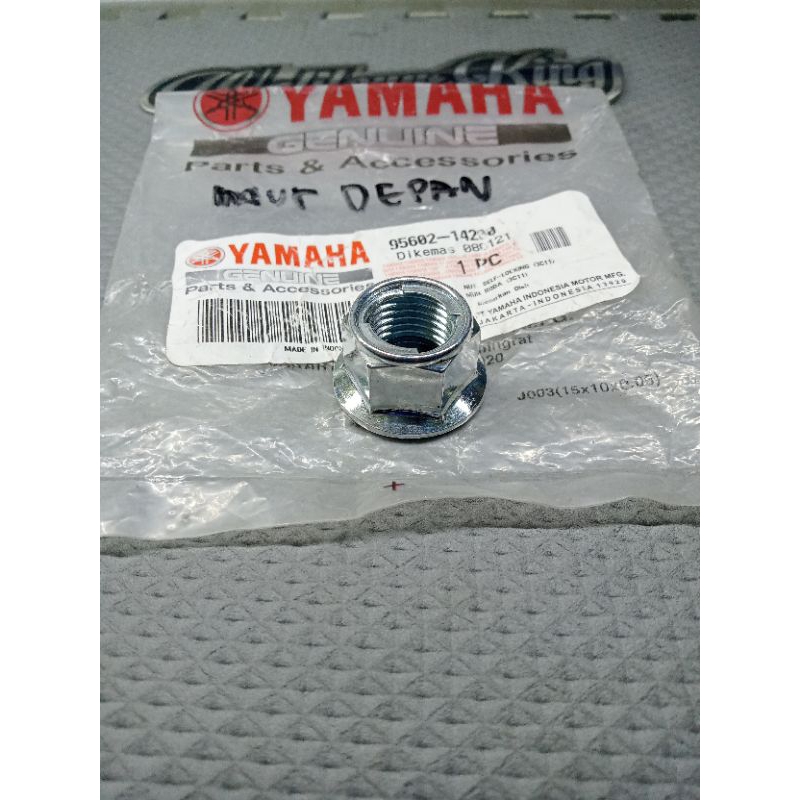 Yamaha ORIGINAL Front/ Rear Axle Nut/Rear Axle Shopee Malaysia