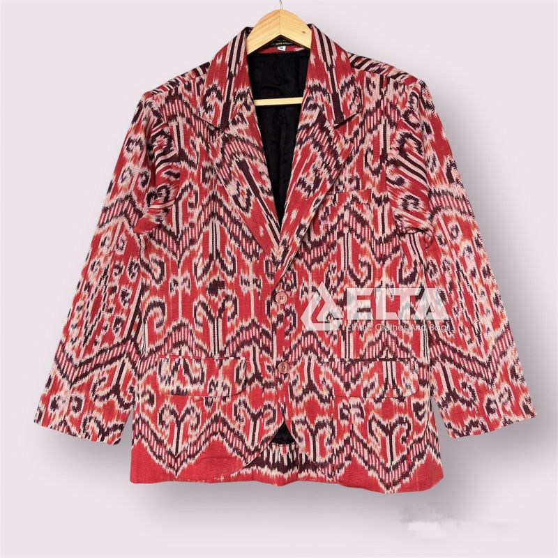 Sarawak motif woven jacket kalimantan sumba men's and women's