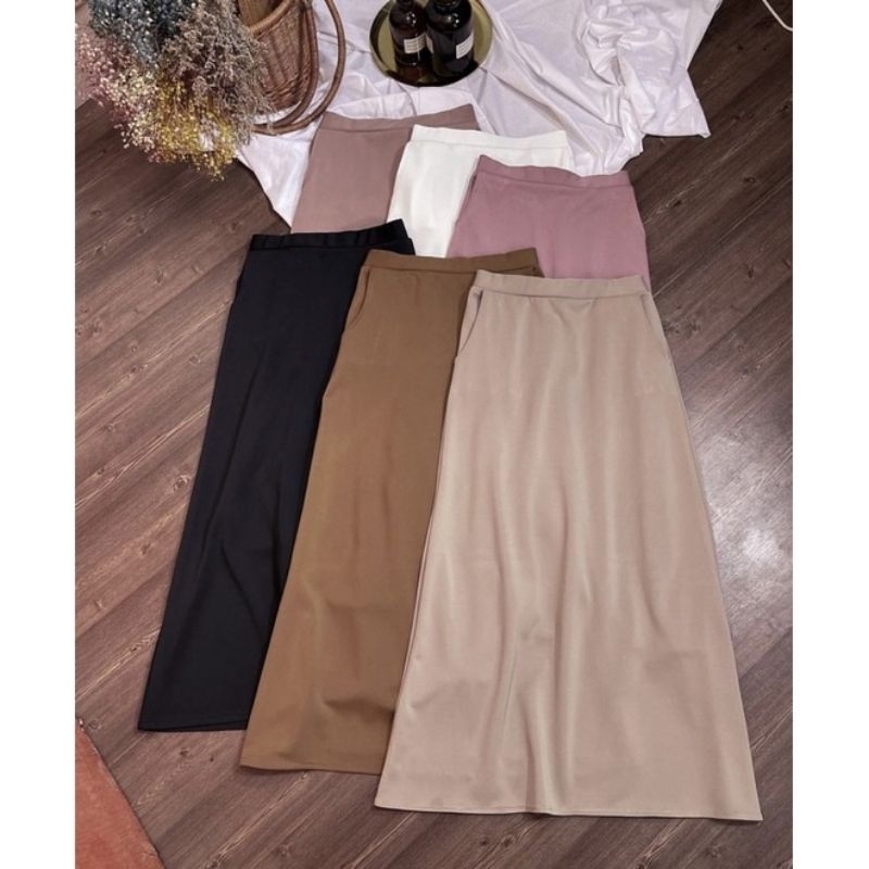 emm the shop scuba Aline skirt Aline tsuya skirt | emm