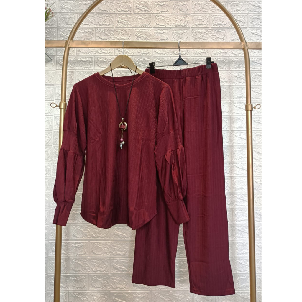 Premium PLAIN RIB SET | Shopee Malaysia